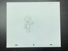 Load image into Gallery viewer, The Simpsons - Original drawing of Lisa Simpson