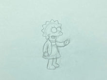 Load image into Gallery viewer, The Simpsons - Original drawing of Lisa Simpson