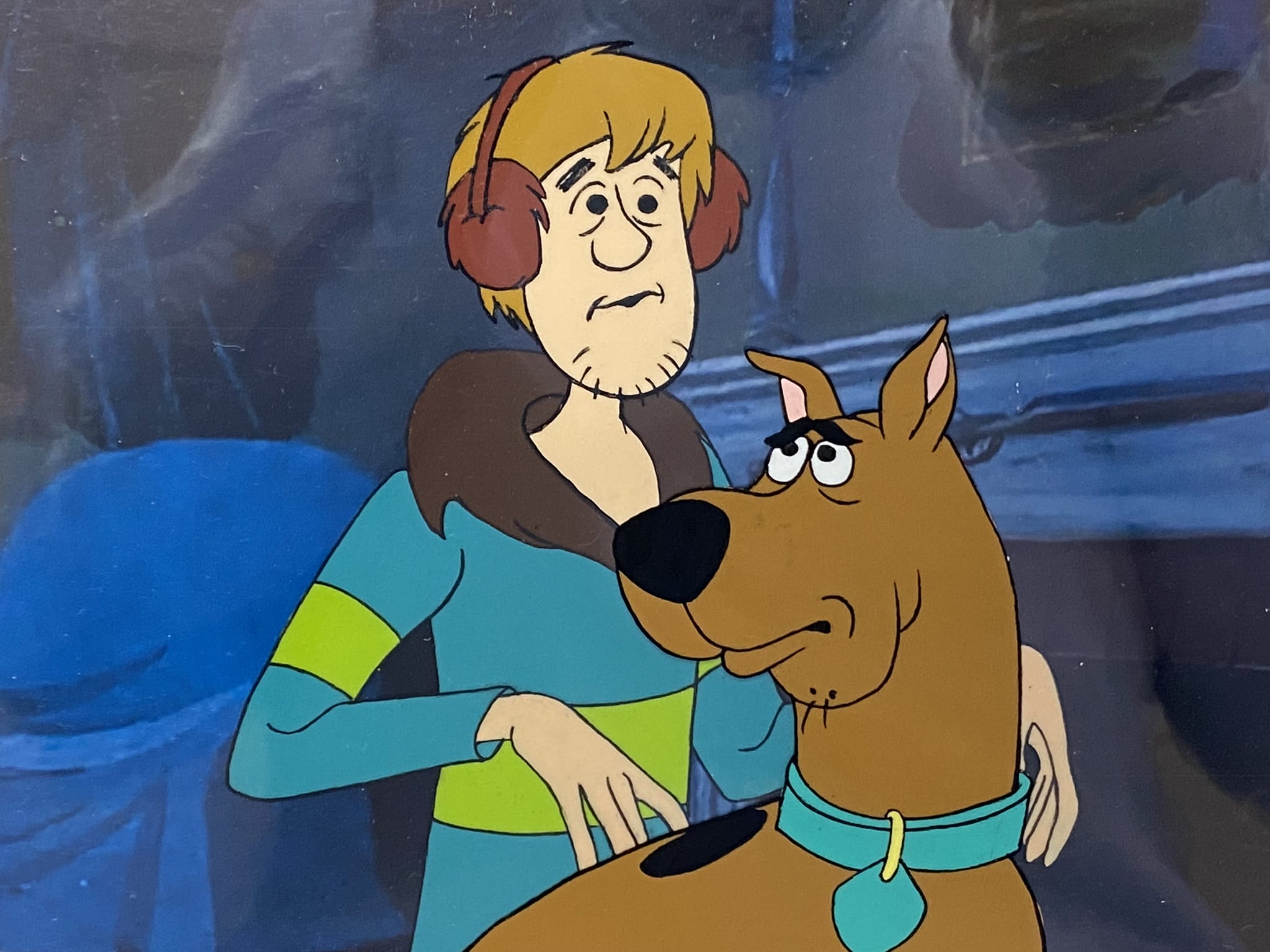 Scooby-Doo Original cel of Scooby-Doo and Shaggy Rogers