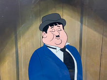 Load image into Gallery viewer, Laurel and Hardy (1966) - Original animation cel setup, framed