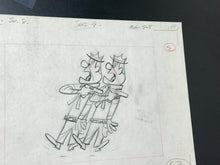 Load image into Gallery viewer, Laurel and Hardy (1966) - Original animation drawing