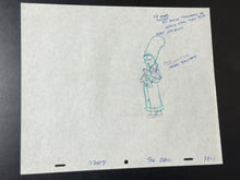Load image into Gallery viewer, The Simpsons - Original drawing of Marge and Maggie Simpson, Episode: 'Mr. Plow' (1992)