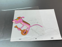 Load image into Gallery viewer, Pink Panther - Original animation cel and drawing