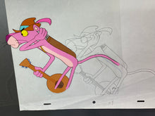 Load image into Gallery viewer, Pink Panther - Original animation cel and drawing