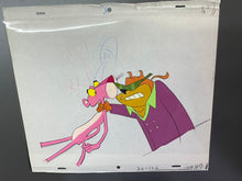 Load image into Gallery viewer, Pink Panther - Original animation cel and drawing