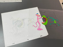 Load image into Gallery viewer, Pink Panther - Original animation cel and drawing