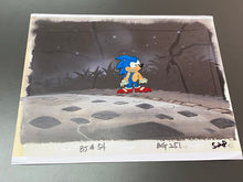 Load image into Gallery viewer, Sonic the Hedgehog - Original Animation Cel, with copy background