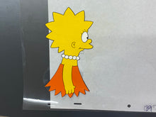 Load image into Gallery viewer, The Simpsons - Original animation cel and drawing of Lisa Simpson