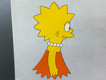 Load image into Gallery viewer, The Simpsons - Original animation cel and drawing of Lisa Simpson