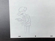 Load image into Gallery viewer, The Simpsons - Original drawing of Montgomery Burns