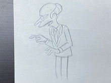 Load image into Gallery viewer, The Simpsons - Original drawing of Montgomery Burns
