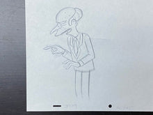 Load image into Gallery viewer, The Simpsons - Original drawing of Montgomery Burns