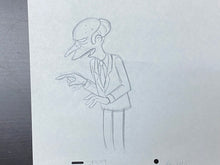 Load image into Gallery viewer, The Simpsons - Original drawing of Montgomery Burns