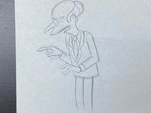 Load image into Gallery viewer, The Simpsons - Original drawing of Montgomery Burns