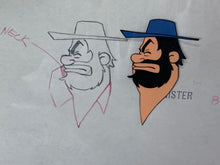 Load image into Gallery viewer, Popeye the Sailor - Original animation cel and drawing of Brutus