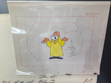 Load image into Gallery viewer, Popeye the Sailor - Original animation cel and drawings + animatic folder, same scene