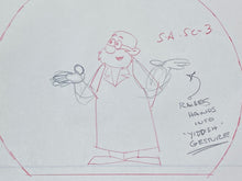 Load image into Gallery viewer, Popeye the Sailor - Original animation cel and drawings + animatic folder, same scene