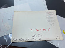 Load image into Gallery viewer, Popeye the Sailor - Original animation cel and drawings + animatic folder, same scene