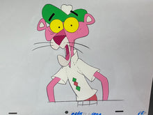 Load image into Gallery viewer, Pink Panther - Original animation cel and drawing