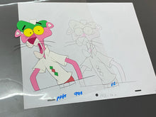 Load image into Gallery viewer, Pink Panther - Original animation cel and drawing