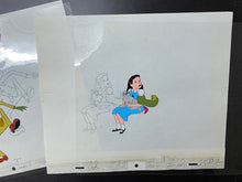 Load image into Gallery viewer, Journey Back to Oz (1972) - Original animation cel and drawings, set