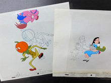Load image into Gallery viewer, Journey Back to Oz (1972) - Original animation cel and drawings, set