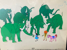 Load image into Gallery viewer, Journey Back to Oz (1972) - Original animation cel and drawings, set