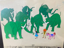 Load image into Gallery viewer, Journey Back to Oz (1972) - Original animation cel and drawings, set