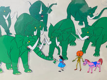 Load image into Gallery viewer, Journey Back to Oz (1972) - Original animation cel and drawings, set