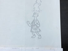 Load image into Gallery viewer, The Simpsons - Original drawing of Sideshow Mel