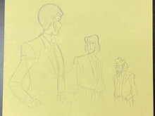 Load image into Gallery viewer, Lupin III - 6 x Original animation drawings of Lupin, full set scene