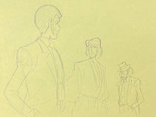 Load image into Gallery viewer, Lupin III - 6 x Original animation drawings of Lupin, full set scene