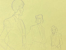 Load image into Gallery viewer, Lupin III - 6 x Original animation drawings of Lupin, full set scene