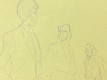 Load image into Gallery viewer, Lupin III - 6 x Original animation drawings of Lupin, full set scene