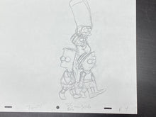 Load image into Gallery viewer, The Simpsons - Original drawing of Marge, Bart, Lisa and Maggie Simpson