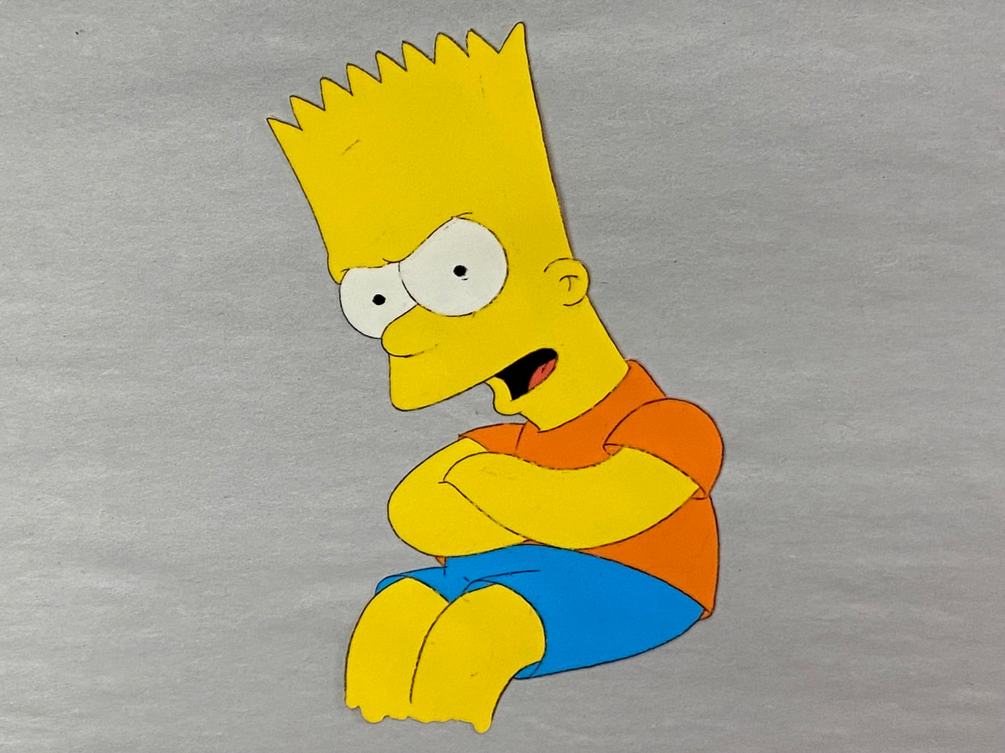 The Simpsons - Original animation cel of Bart Simpson – Gallery Animation