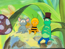Load image into Gallery viewer, Maya the Honey Bee (1975) - Original animation cels, with master painted background (very rare)