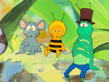 Load image into Gallery viewer, Maya the Honey Bee (1975) - Original animation cels, with master painted background (very rare)
