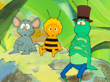 Load image into Gallery viewer, Maya the Honey Bee (1975) - Original animation cels, with master painted background (very rare)