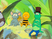 Load image into Gallery viewer, Maya the Honey Bee (1975) - Original animation cels, with master painted background (very rare)