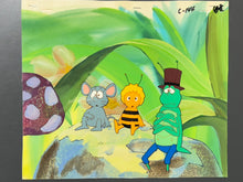 Load image into Gallery viewer, Maya the Honey Bee (1975) - Original animation cels, with master painted background (very rare)
