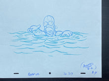 Load image into Gallery viewer, The Simpsons - Original drawing of Homer Simpson