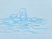 Load image into Gallery viewer, The Simpsons - Original drawing of Homer Simpson