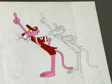 Load image into Gallery viewer, Pink Panther - Original animation cel and drawing