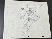 Load image into Gallery viewer, The Superman/Aquaman Hour of Adventure - Original animation drawing of Superman (1967)