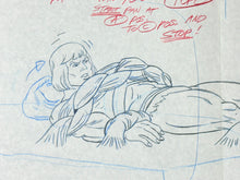 Load image into Gallery viewer, He-Man and the Masters of the Universe - Original drawing of He-Man, panoramic size!