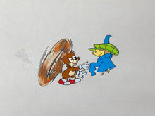 Load image into Gallery viewer, Sonic the Hedgehog - Original Animation Cel and drawing