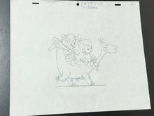 Load image into Gallery viewer, The Flintstones - Original drawing of Pebbles and Bamm-Bamm