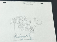 Load image into Gallery viewer, The Flintstones - Original drawing of Pebbles and Bamm-Bamm