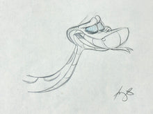 Load image into Gallery viewer, Lion King - Original Animation Drawing of Kaa